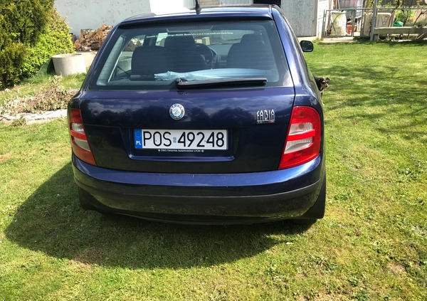 Skoda Fabia cena 7500 przebieg: 299573, rok produkcji 2003 z Stawiski małe 154